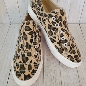 JULY 4TH SALE!! CORKYS- BABALU LEOPARD SLIP ON SNEAKERS